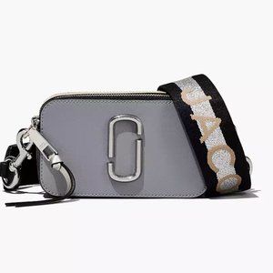 Gray Snapshot Marc Jacobs color block crossbody bag - Wolf Grey